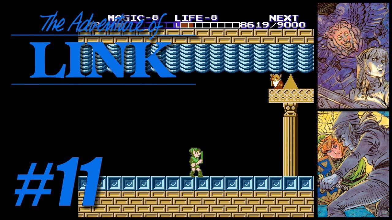 Zelda II: The Adventure of Link Walkthrough Part 11 - Great Palace