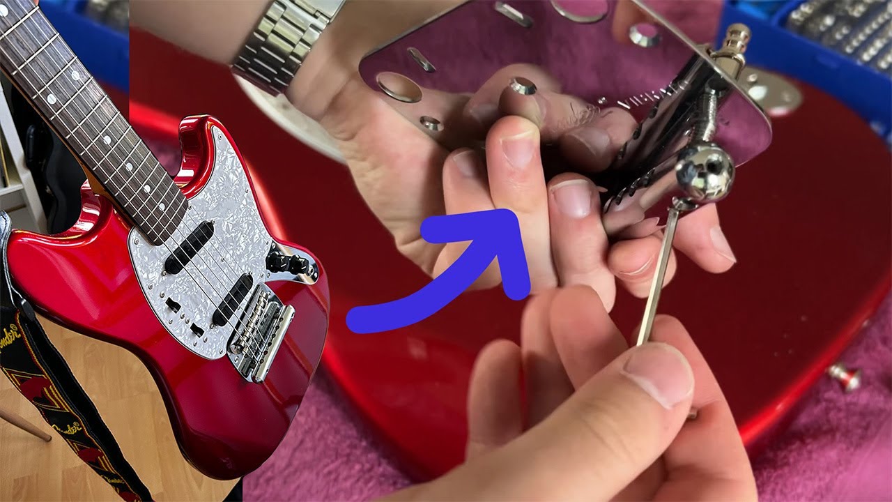 How to block a Fender Mustang Tremolo/Vibrato | Modding my Fender Mustang #01