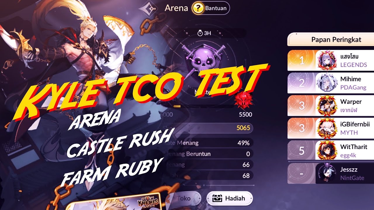 Testing FREE Hero Kyle TC 0 Build - Seven Knight Rebirth