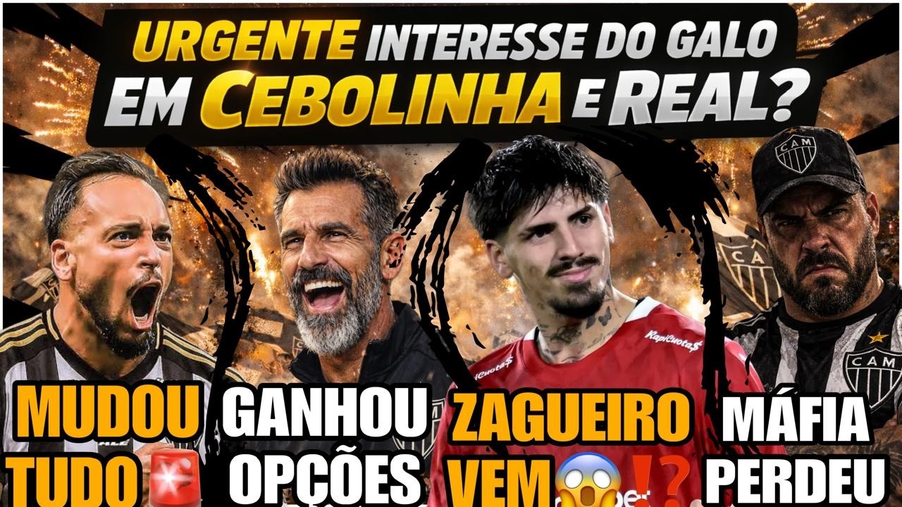 🔥CEBOLINHA URGENTE🚨MUDOU TUDO😱ZAGUEIRO VEM?🔝MAFIA PERDEU🧔🏻&zwj;♂️GANHOU OP&Ccedil;&Otilde;ES