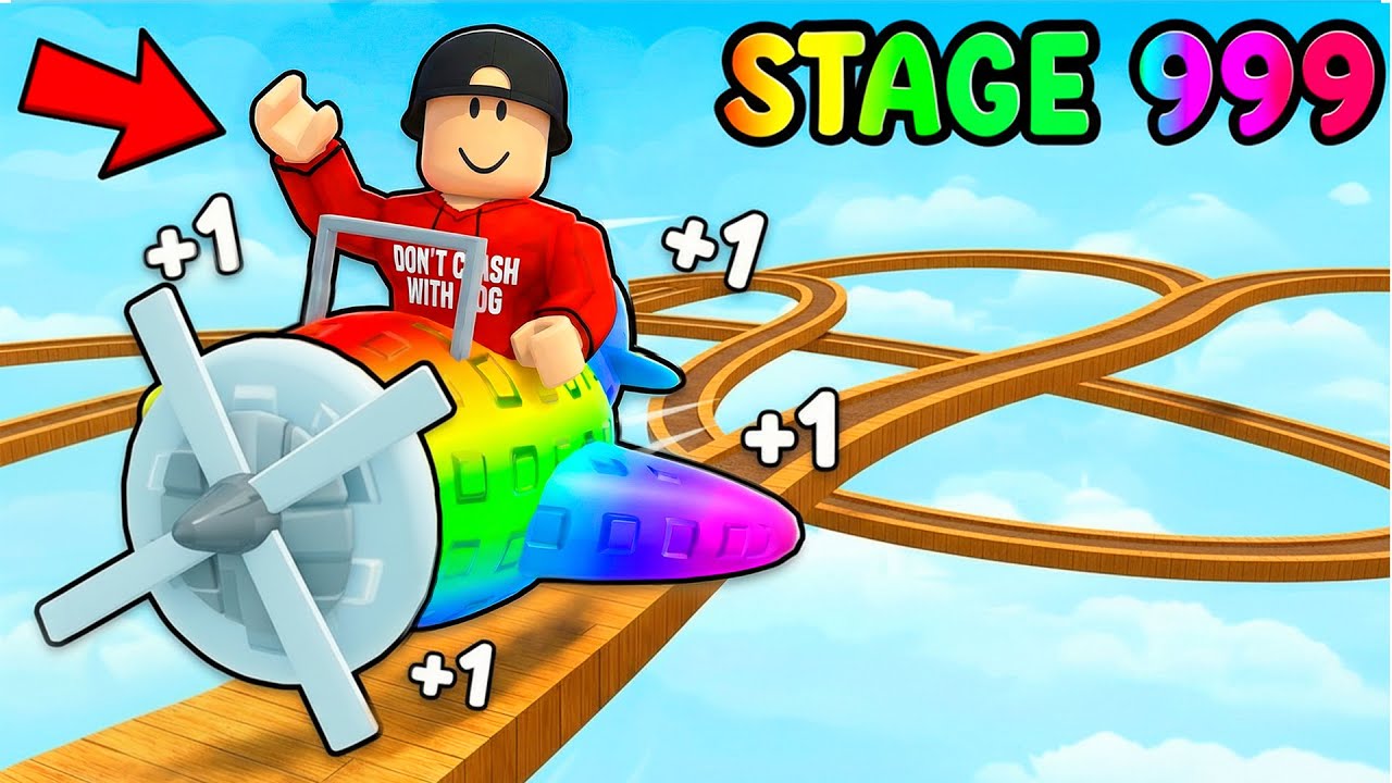 Roblox but EVERY SECOND +1 Speed Plane Escape!