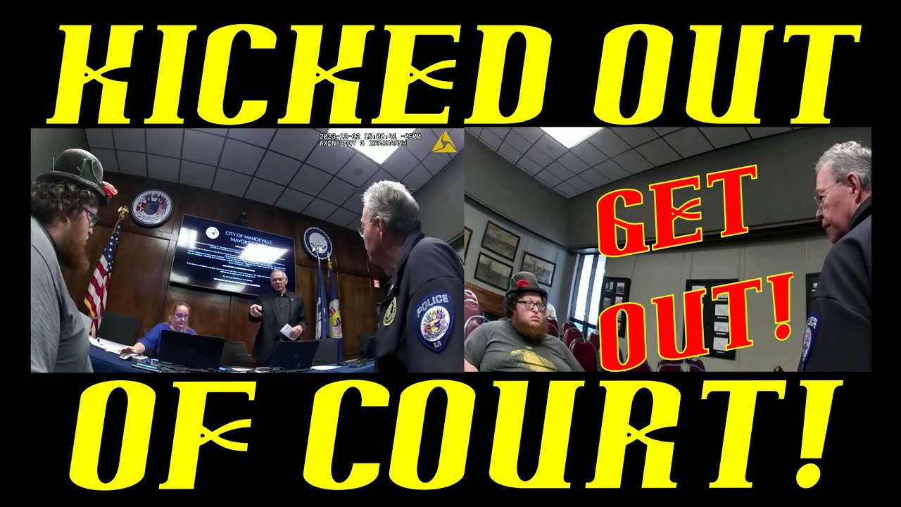 Frauditor Refuses to Remove Hat and Cell Phone & Kicked Out of Court!