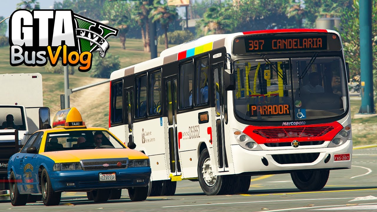 GTA V BusVlog: Saída Complicada do Aeroporto! - Torino 07 - Campo Grande