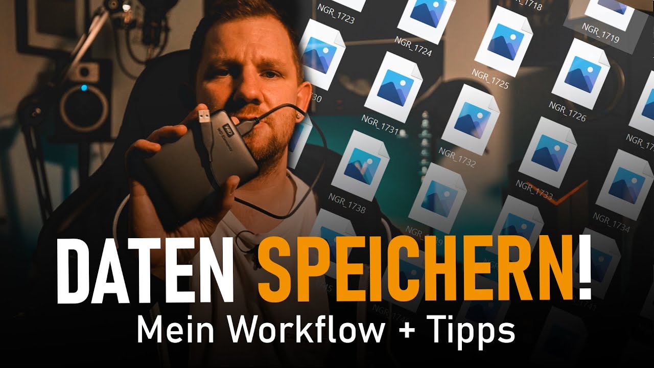 Daten speichern - Mein Workflow und Tipps