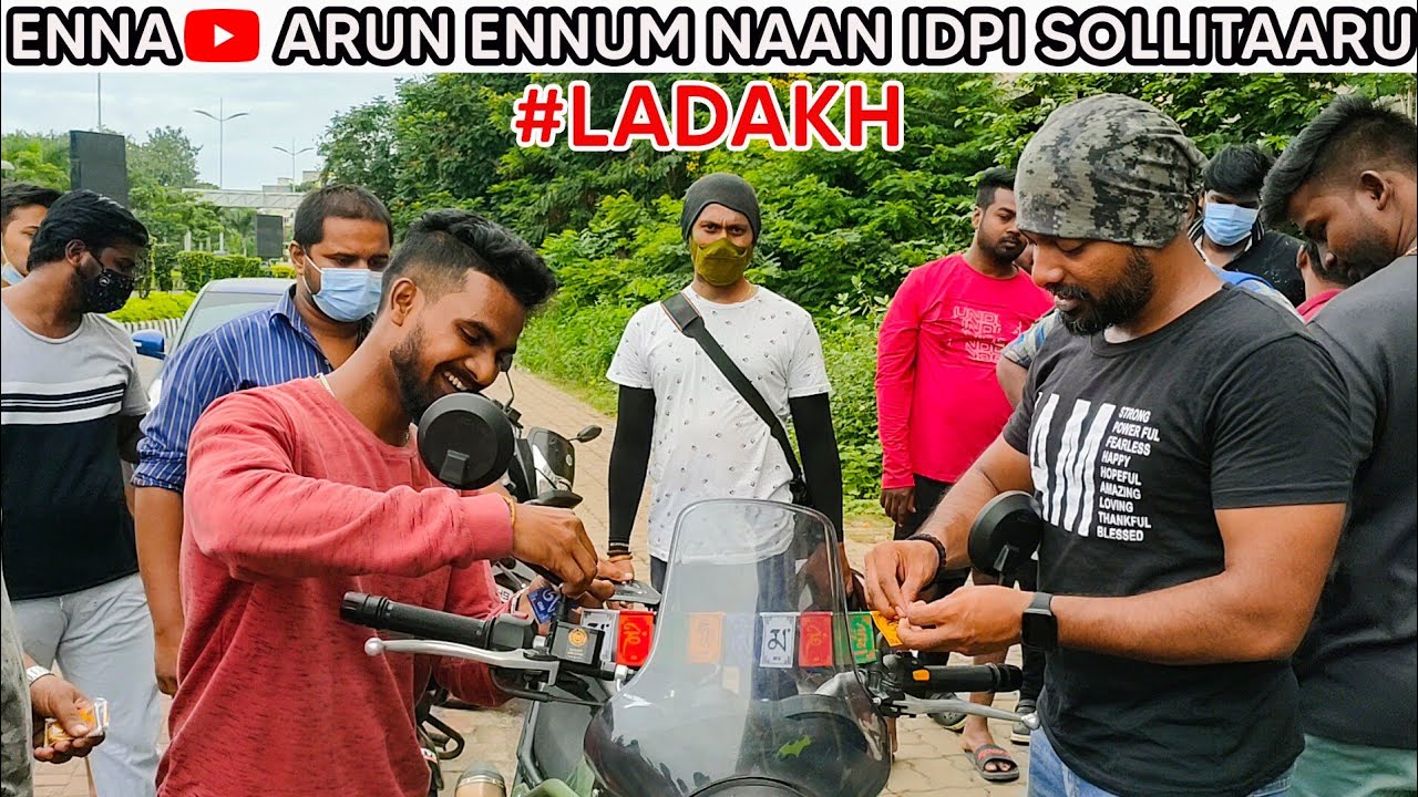 Getting Ladakh Flag From #ArunEnnumNaan | Ladakh Ride | Royal Enfield Himalayan BS6 | #Speedometer