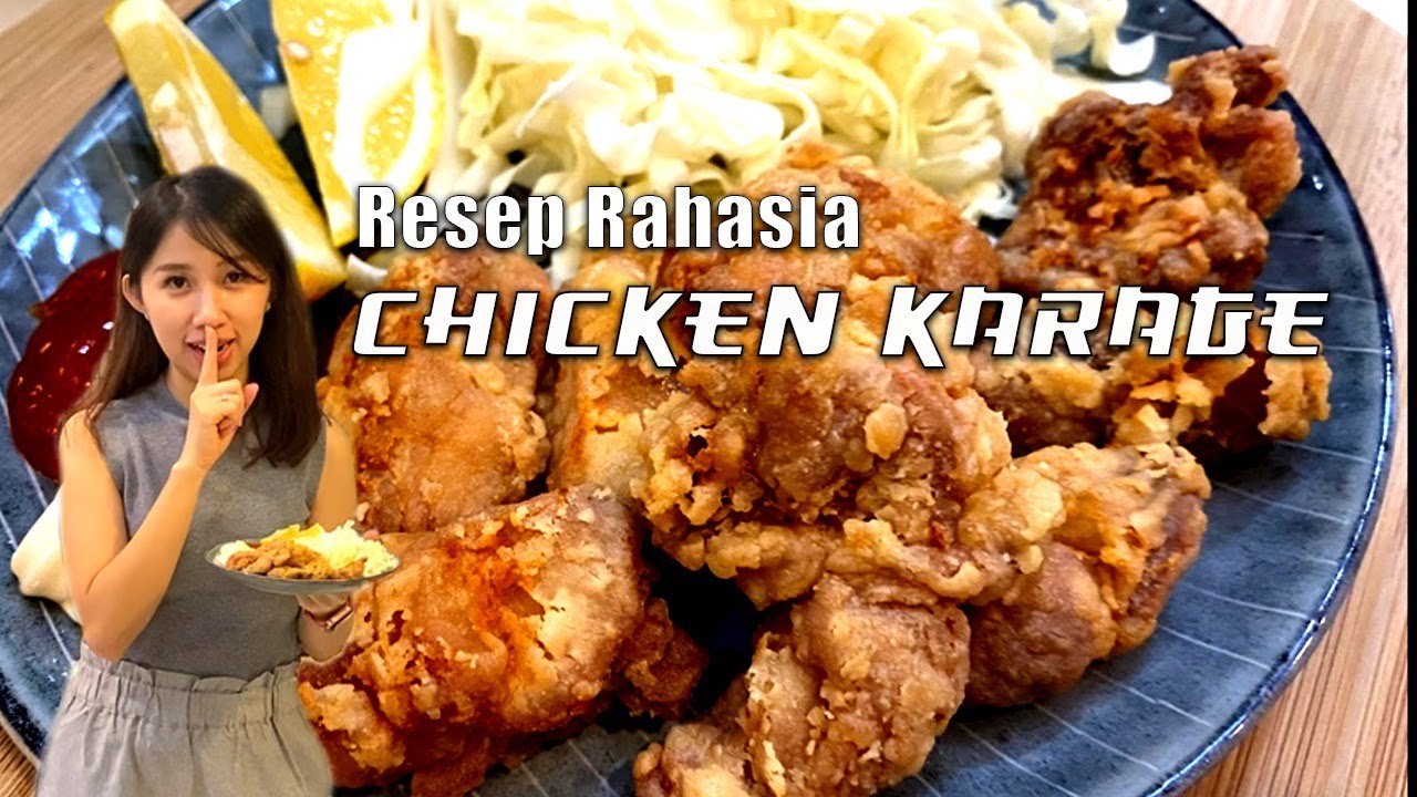 Resep Chicken KARAGE HALAL II Resep Rahasia bocor ternyata pake teknik ini