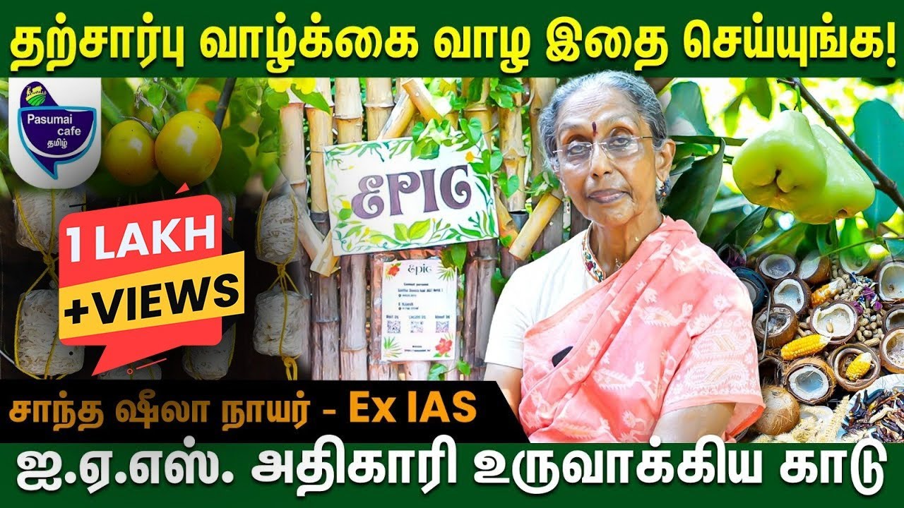 இப்படி பண்ணா நகரங்களிலும் விவசாயம் செய்யலாம் | Shanta Sheela Nair | #agroforestry #agriculture #farm