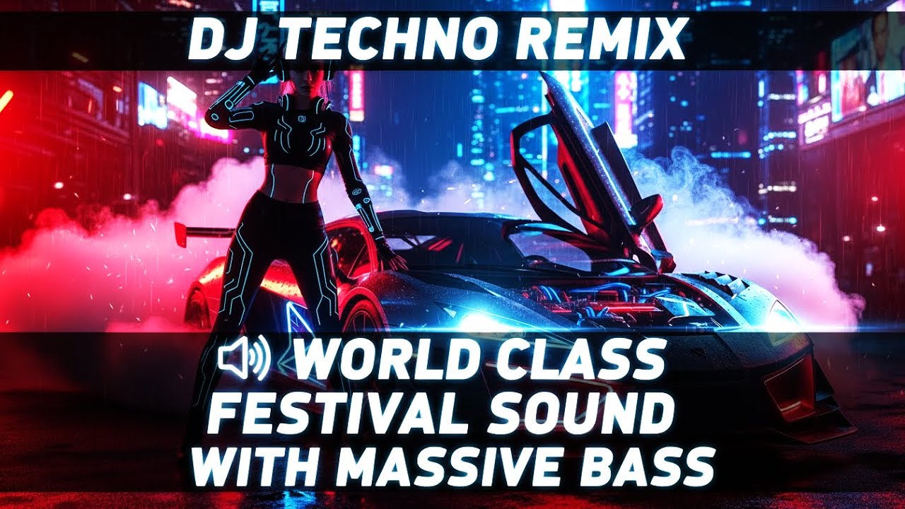 DJ TECHNO REMIX 🔊 WORLD CLASS FESTIVAL SOUND WITH MASSIVE BASS