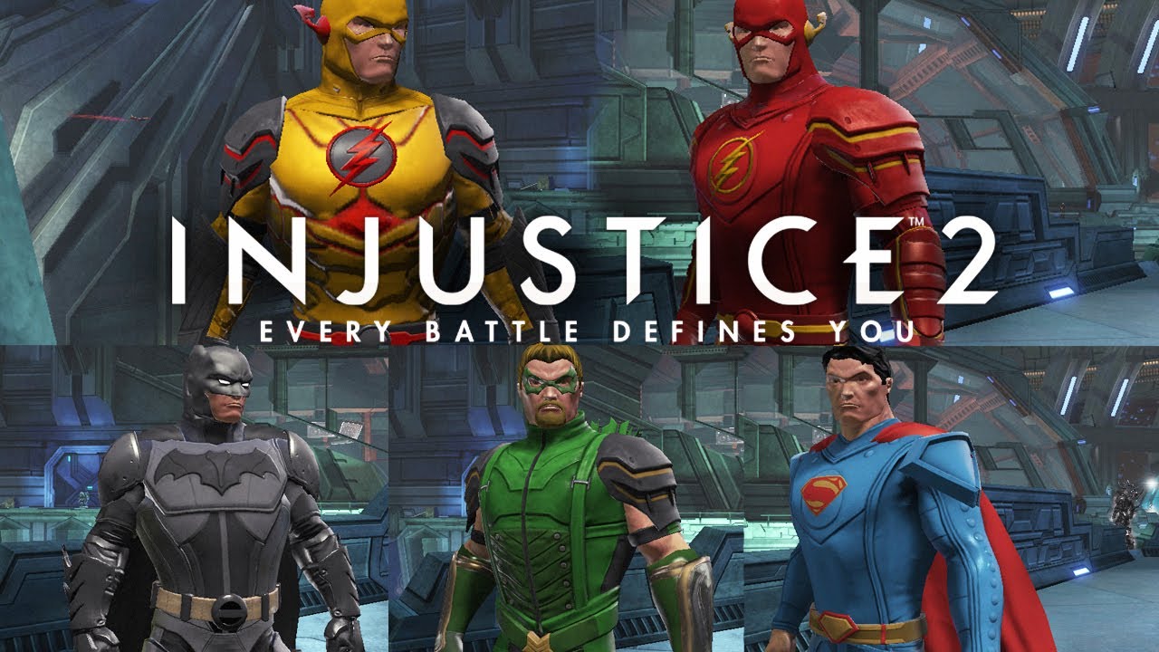 [DCUO] Closet (Injustice 2) - The Flash,The Reverse Flash,Green Arrow,Superman and Batman