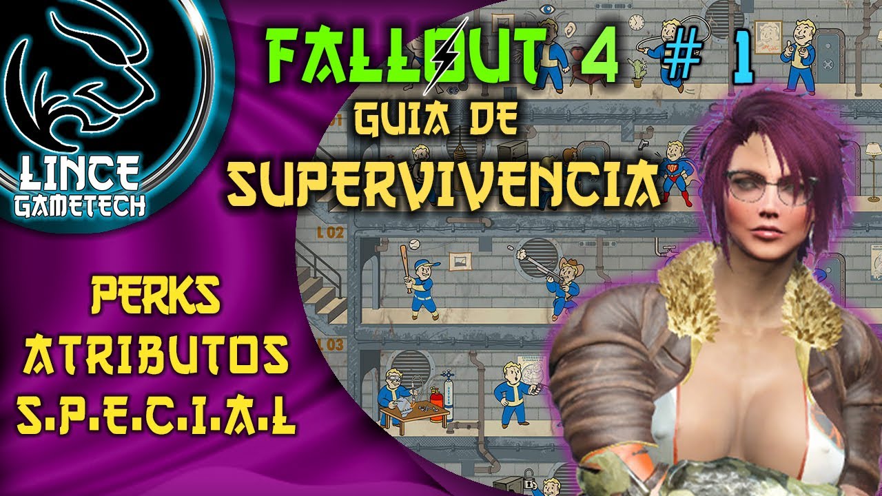 Fallout 4 MEJORES PERKS Y ATRIBUTOS S.P.E.C.I.A.L | Guia 1 | LINCE 2024