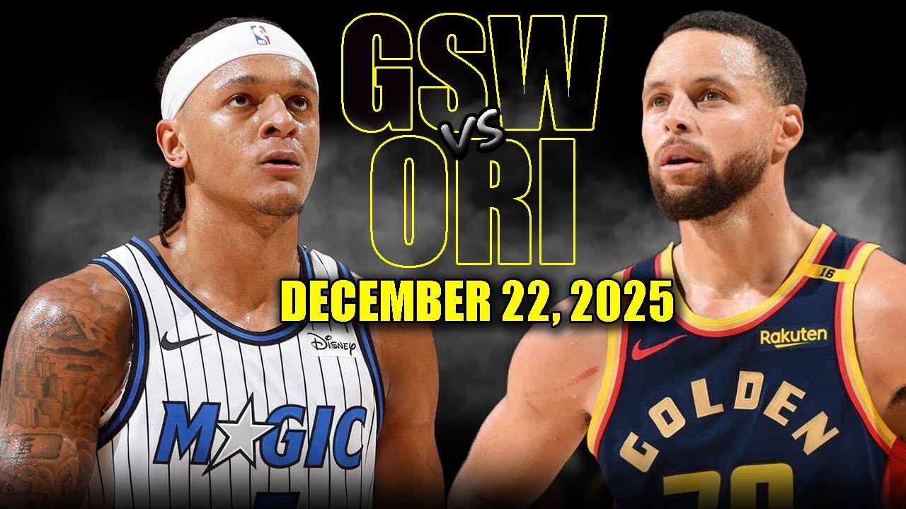 Golden State Warriors vs Orlando Magic Full Game Highlights – December 22, 2025 | NBA Season