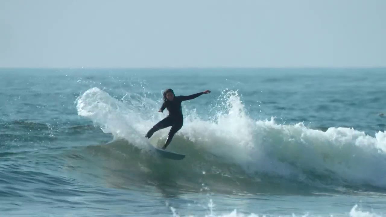 Anastasia Ashley surfing in Morocco  - Taghazout 2020 #VisitAgadir