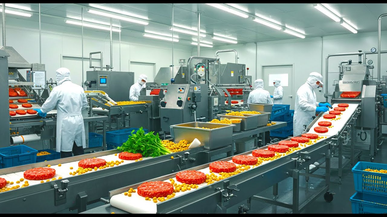 How Vegan Meat is ACTUALLY Made in The Factory | Vegan Meat Factory Process
