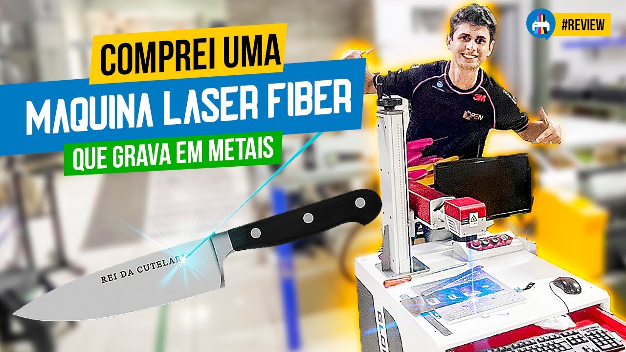 COMPREI UMA MÁQUINA QUE FAZ GRAVAÇÃO EM METAIS