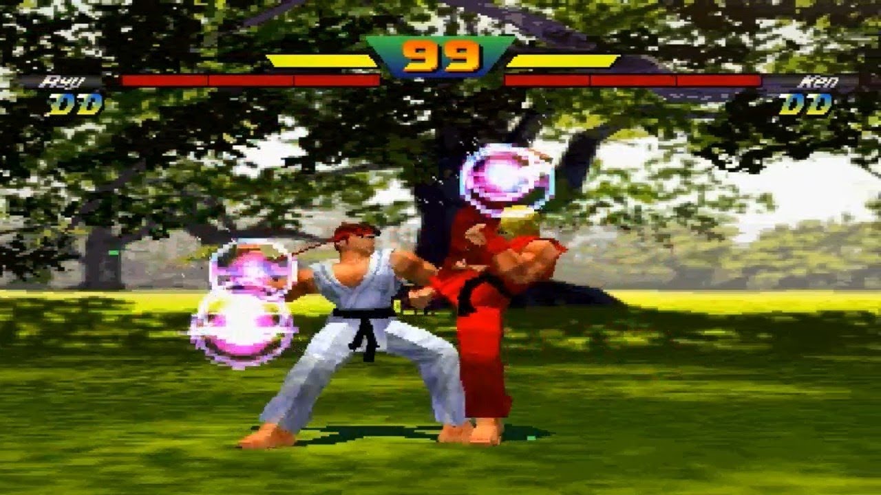[TAS] Ryu VS Ken (Street Fighter EX Plus Alpha)