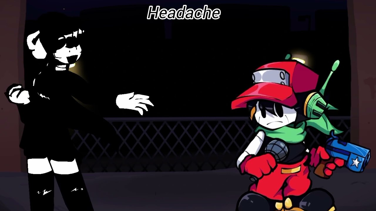 Headache(Old) but Ghost Monika and Quote sing it(FNF COVER)