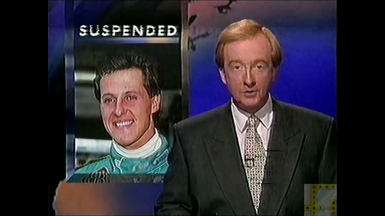 1994 F1 British GP news reports - Schumacher Banned