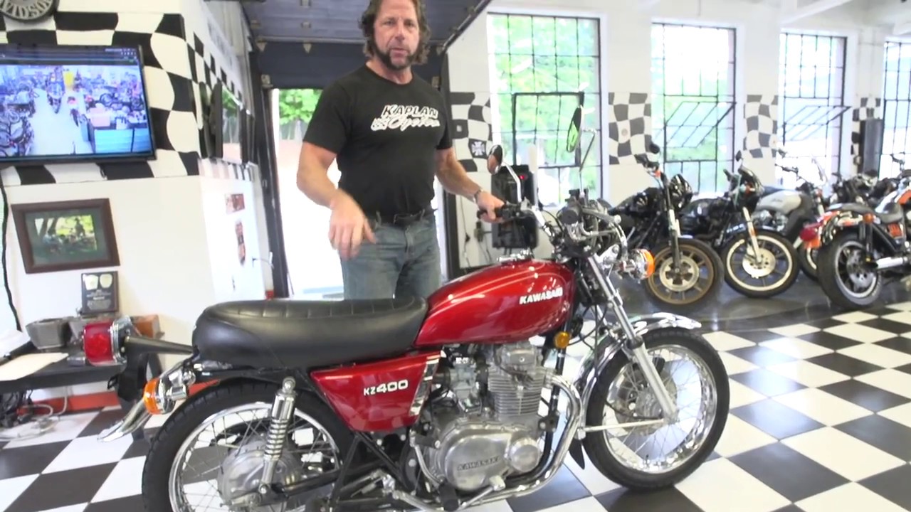 1977 Kawasaki KZ400 Red