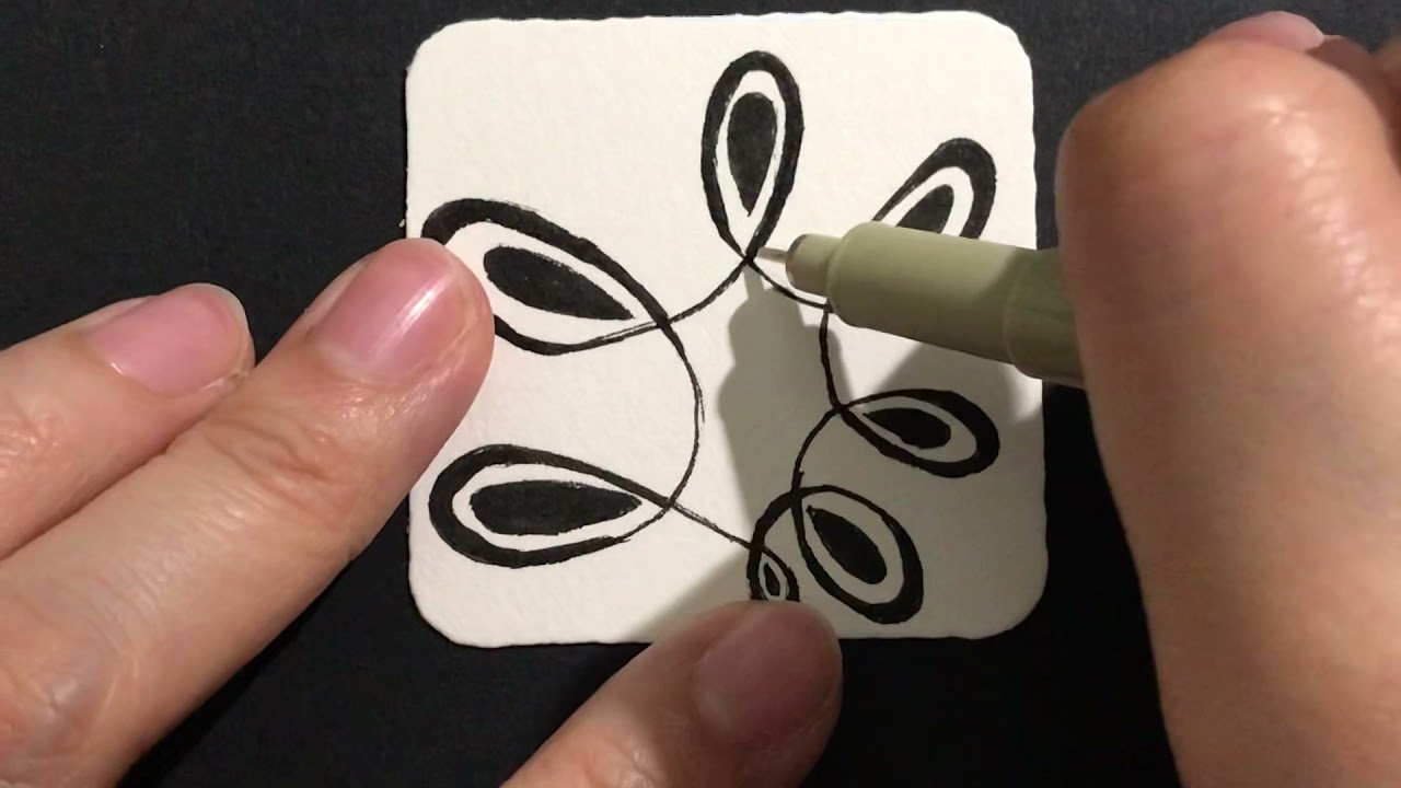 Inktober Zentangle 2021 Day31 Eke