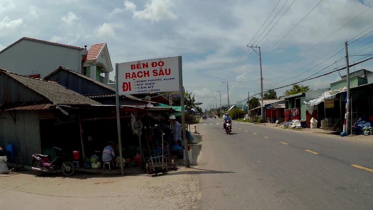 Bến Đò Rạch Sâu Qua Cù Lao Giêng  - H  Chợ Mới  -  An Giang