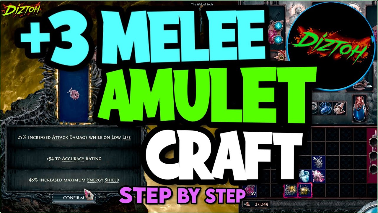 How to Craft a +3 Melee Amulet for Werewolf Druids | PoE 2