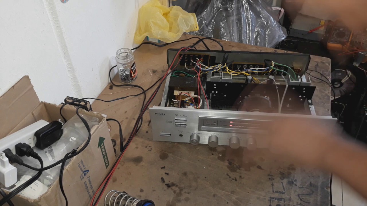 volviendo a la vida amplificador de los 70s philips con tda 7294 de ampletos