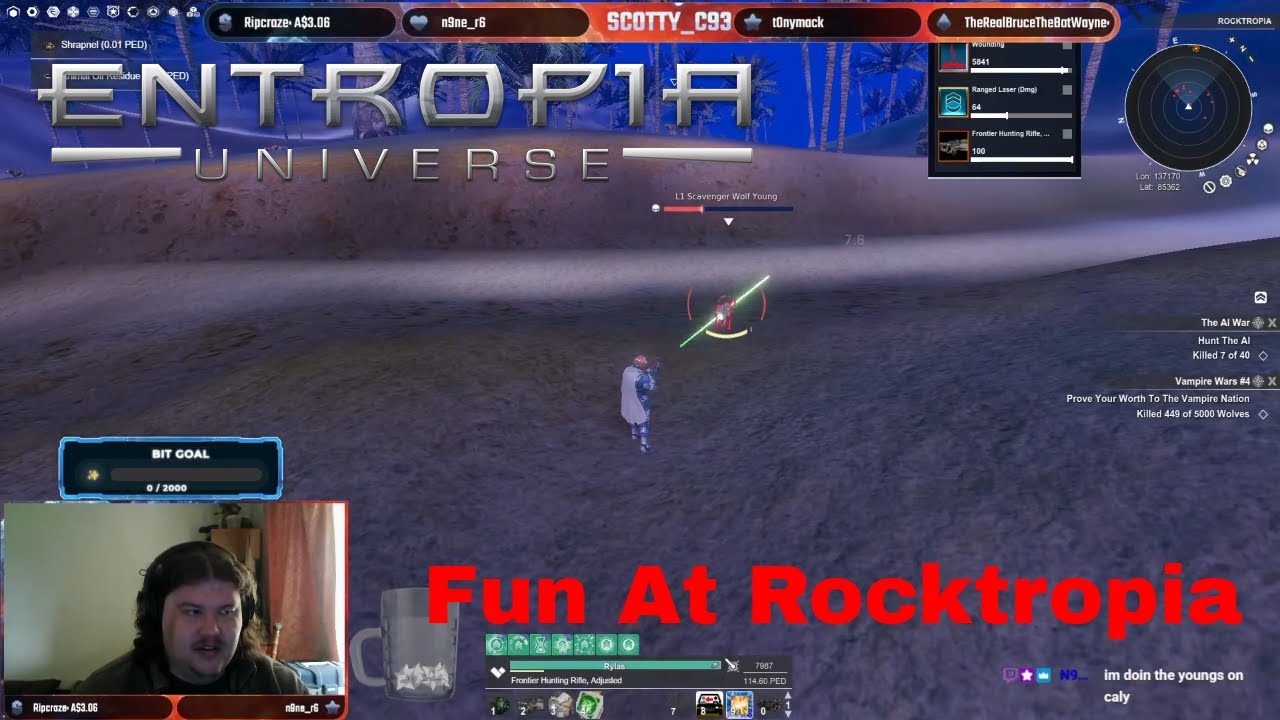 Rocktropia Fun Times - Entropia Universe Livestream