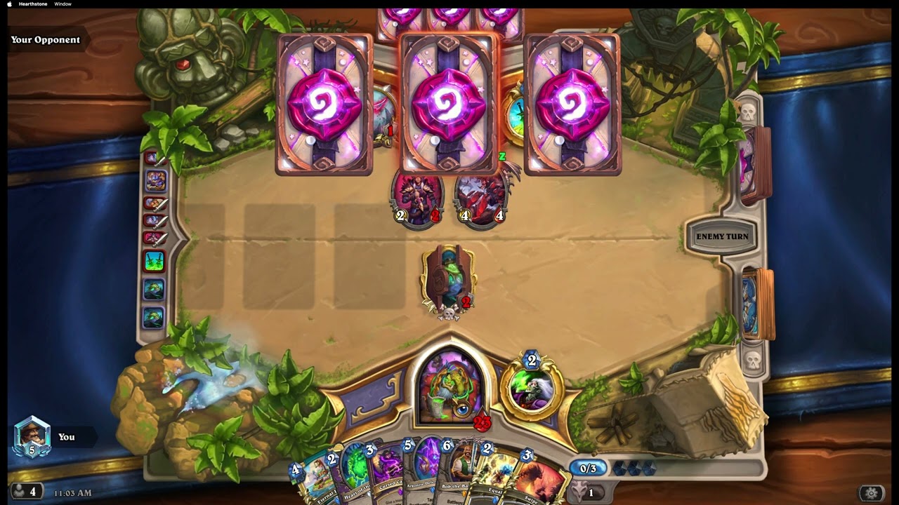 Hearthstone - Starship Warlock vs. Protoss Rogue (Emerald Dream, May 2025)
