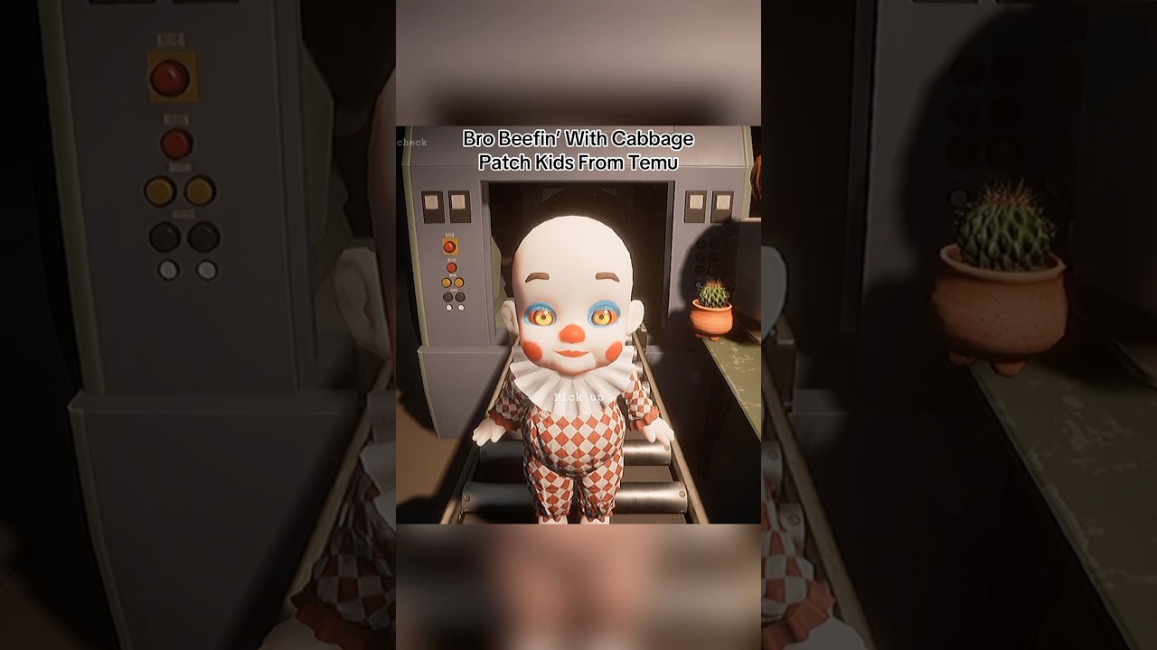Clown Doll lowkey a W villain 😭 #dollmare #indiehorrorgame #nemmy #nem