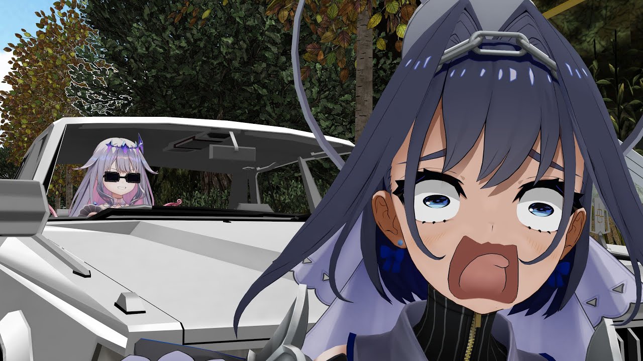 Biboo Driving in her Car [Hololive Animation]