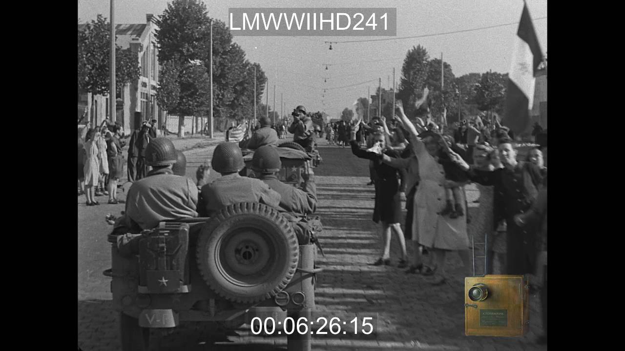 ENTRY INTO PARIS, FRANCE;FENCH 2ND ARMORED ARRIVING IN PARIS, SURRENDER OF VON CHOLITZ - LMWWIIHD241