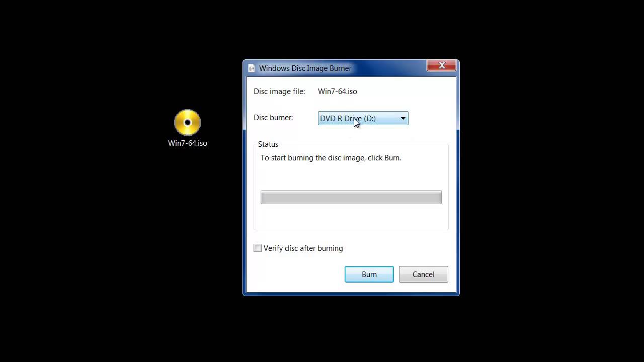 How to Burn an ISO image to a DVD on Windows 7 or Windows 8