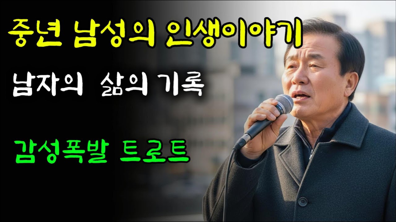 열심히 살아온 중년 남성의 인생을 회상하는 삶의기록