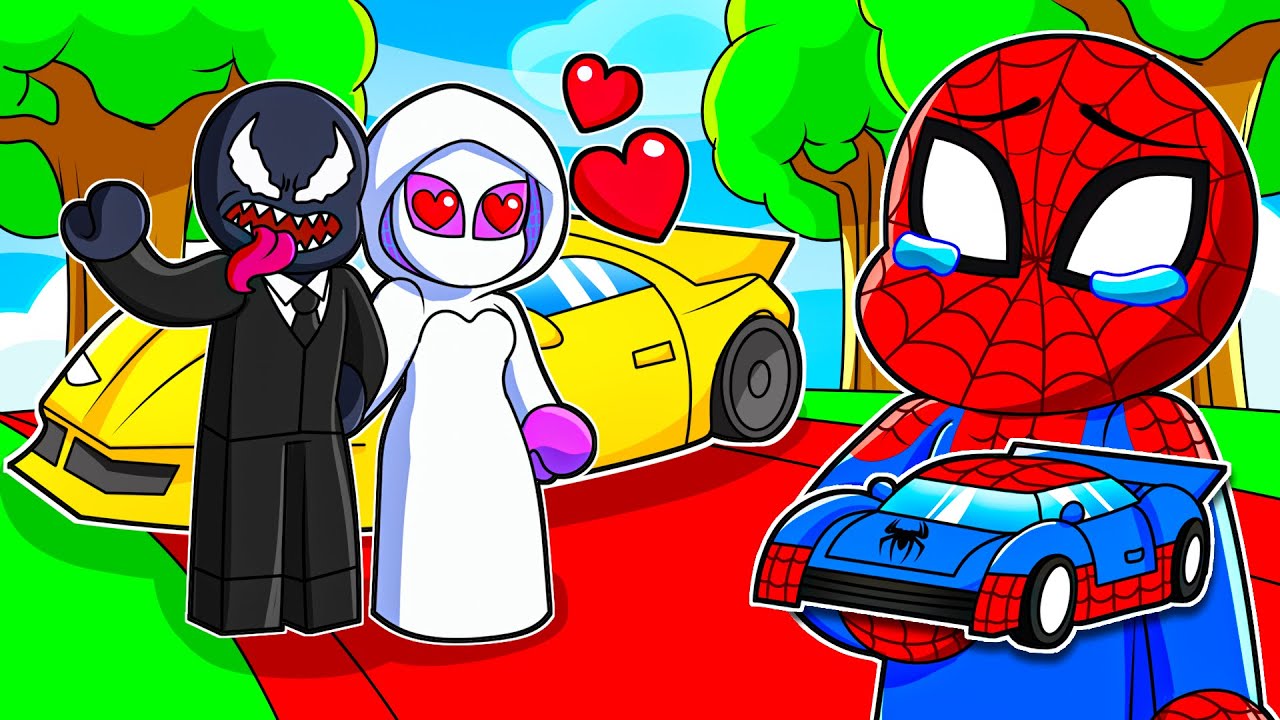 My CRUSH Married My BULLY, So I Used The SPIDERMAN CAR To RIZZ In Roblox Driving Empire!