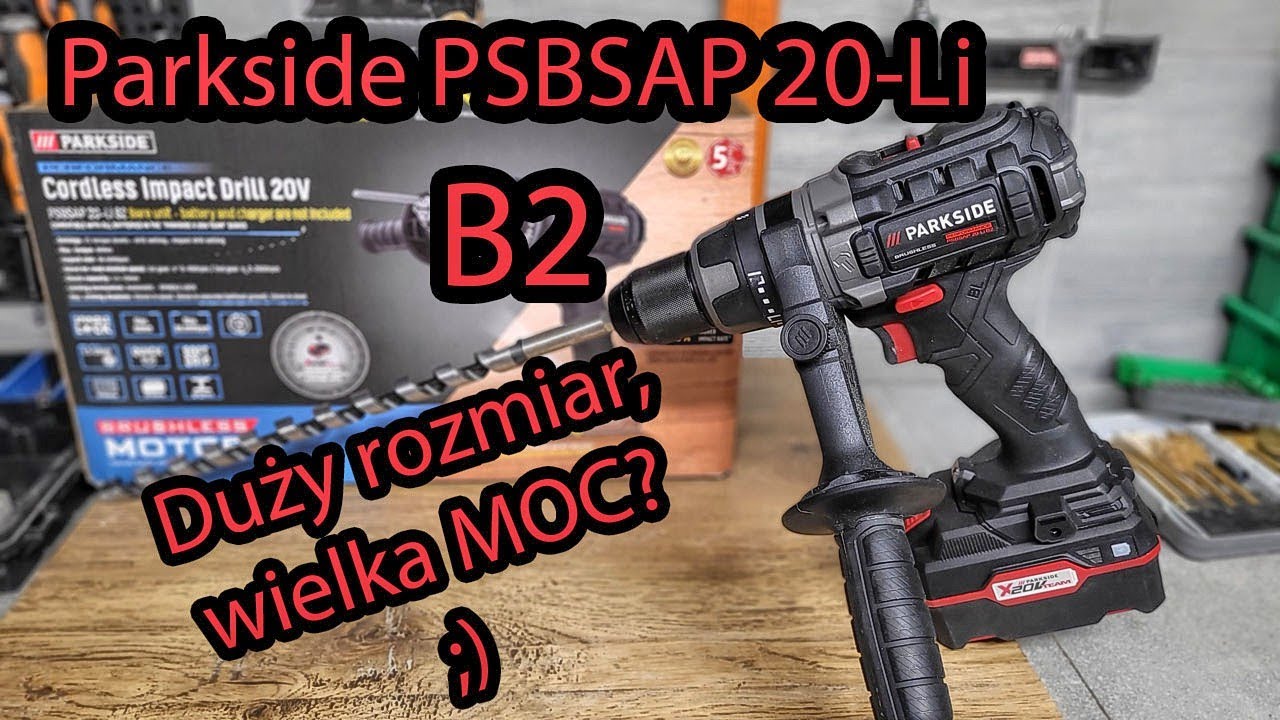Parkside PSBSAP 20-Li B2 80NM Performance - Test