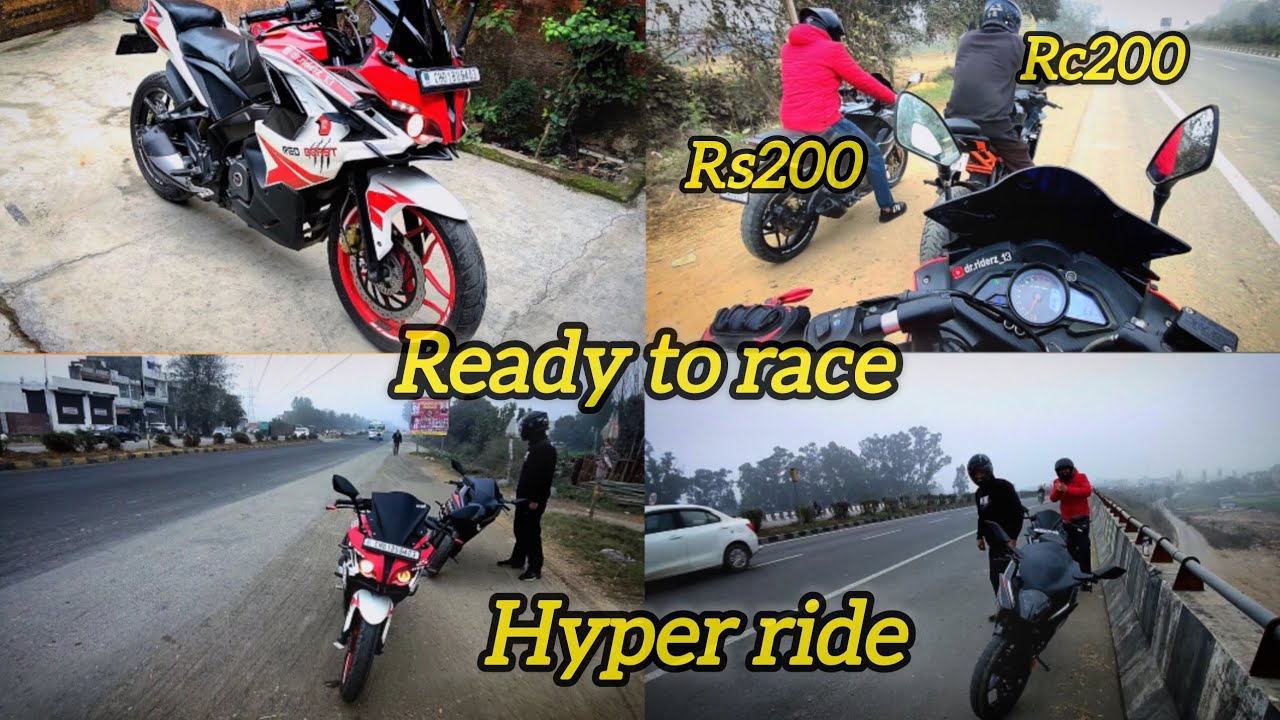 FULL VLOG OF DRAG RACE !! TWO  RS 200 AND ONE KTM RC 200 !! @Dr.Riderz_13 #vlog 
