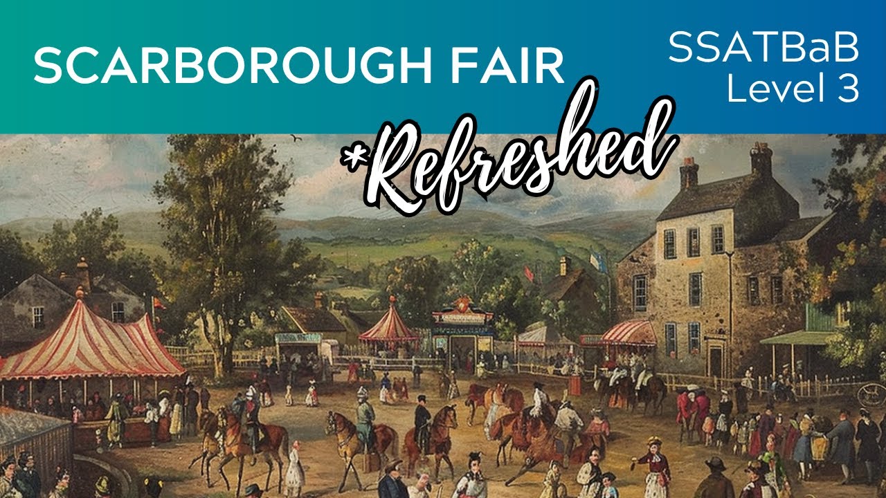 Scarborough Fair (Lv 3 SSATBaB A cappella) KerryMarsh.com Score Preview