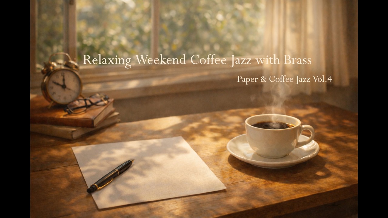 🎷주말 오후, 차분한 기분으로 듣는 째즈(Relaxing Weekend Coffee Jazz with Brass)🎷 - Paper & Coffee Jazz Vol.4