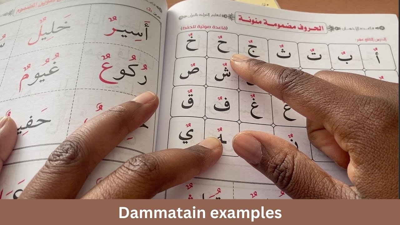 Dammatain examples  : Self teach Arabic : Dhammatain : Fathatain, kasratain Dammatain in Arabic