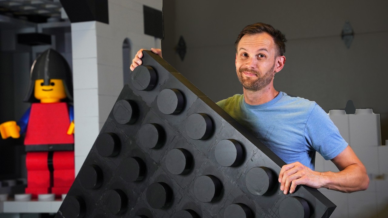 Printing a Life-Sized LEGO-Style Castle!  - THE TWO TOWERS!