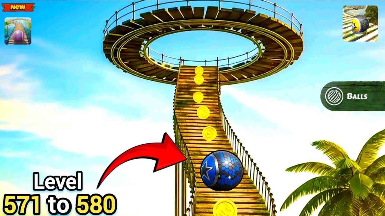 Rollance Adventure Balls, SpeedRun, Rollance Portal Run Gameplay Level 571 to 580