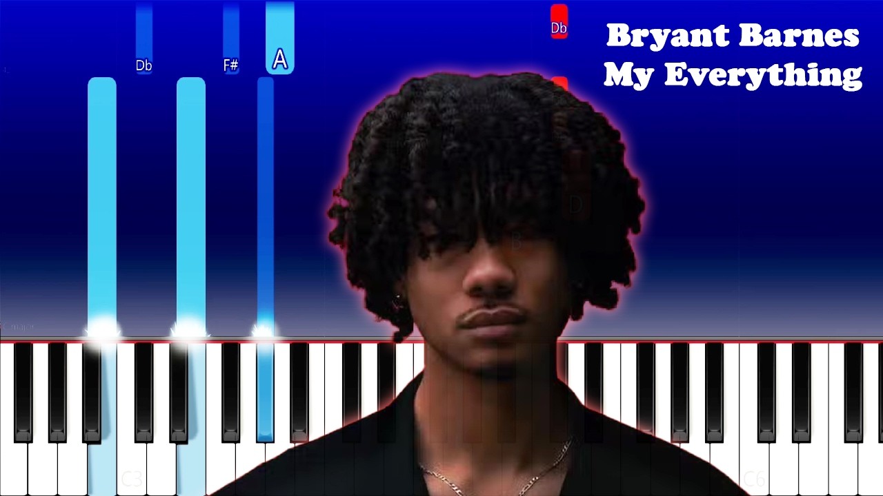 Bryant Barnes - My Everything (Piano Tutorial)