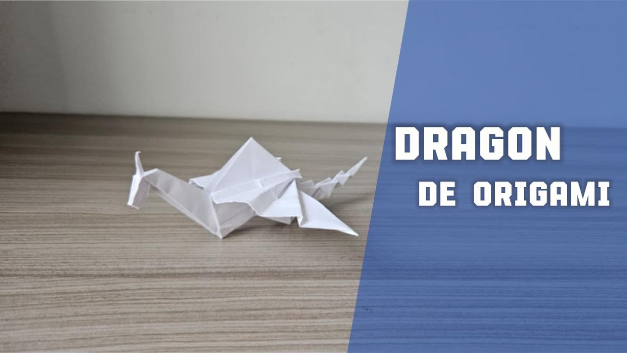 Como hacer un dragón de de origami paso a paso