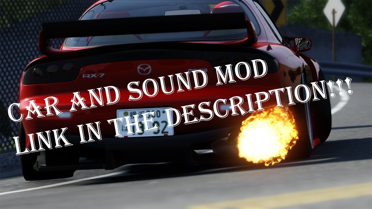 (Assetto Corsa) Mazda RX7 with start up! (Car and sound mod in the description)