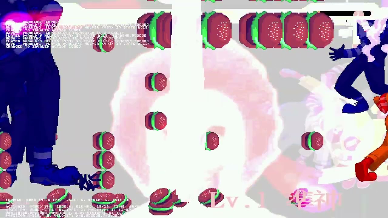 MUGEN Team Dark Soul Donald vs Team Soul Donald 3rd