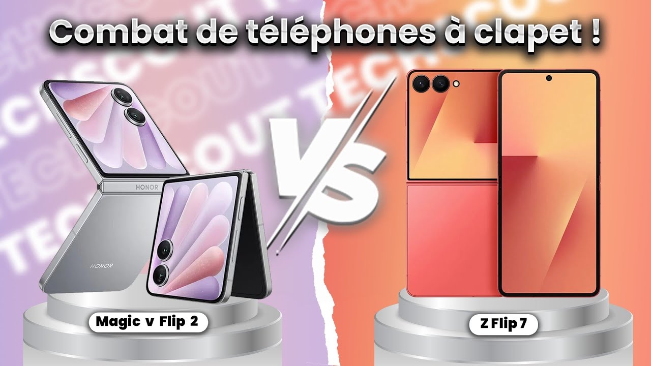 LE CHOC DES PLIABLES : Samsung Z Flip 7 vs Honor Magic V Flip 2 (Le Duel Final !)