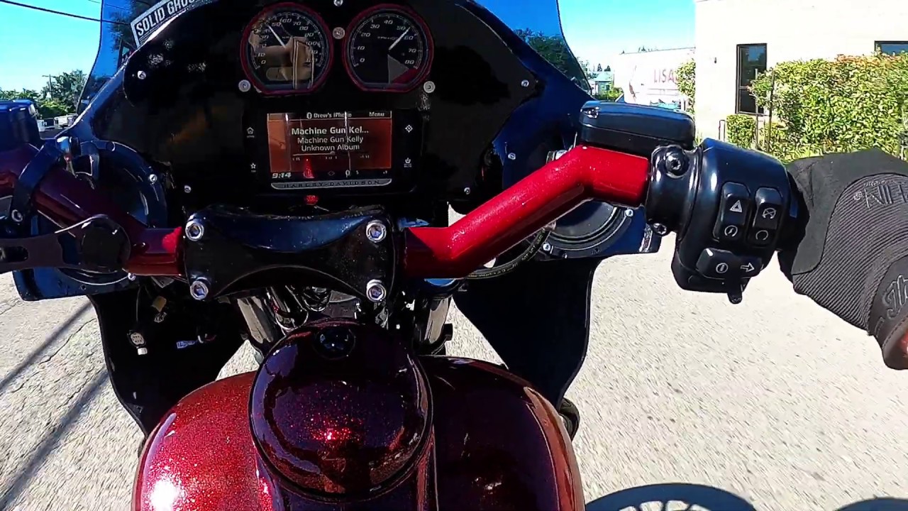 RIPPIN THE FXRT BAGGER TO THE SHOP (BABY BAGGER WHEELIES