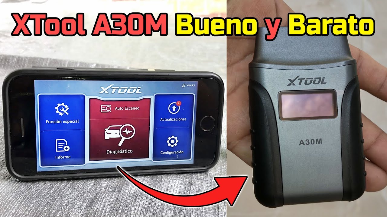 El Mejor ESCANER Automotriz Xtool A30M Bueno y Barato Check Engine Y MUCHAS FUNCIONES MAS