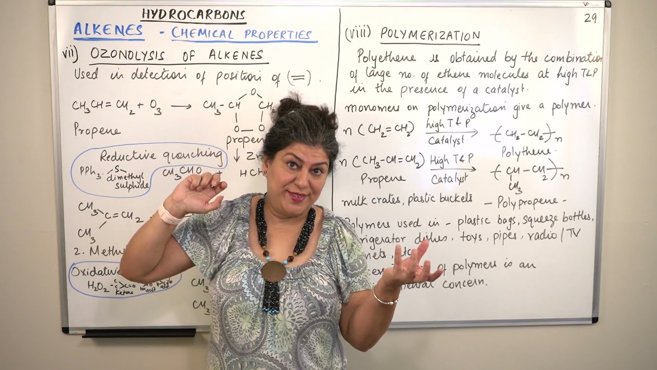 XI -13 #29 - Ozonolysis Of Alkenes and Polymerization