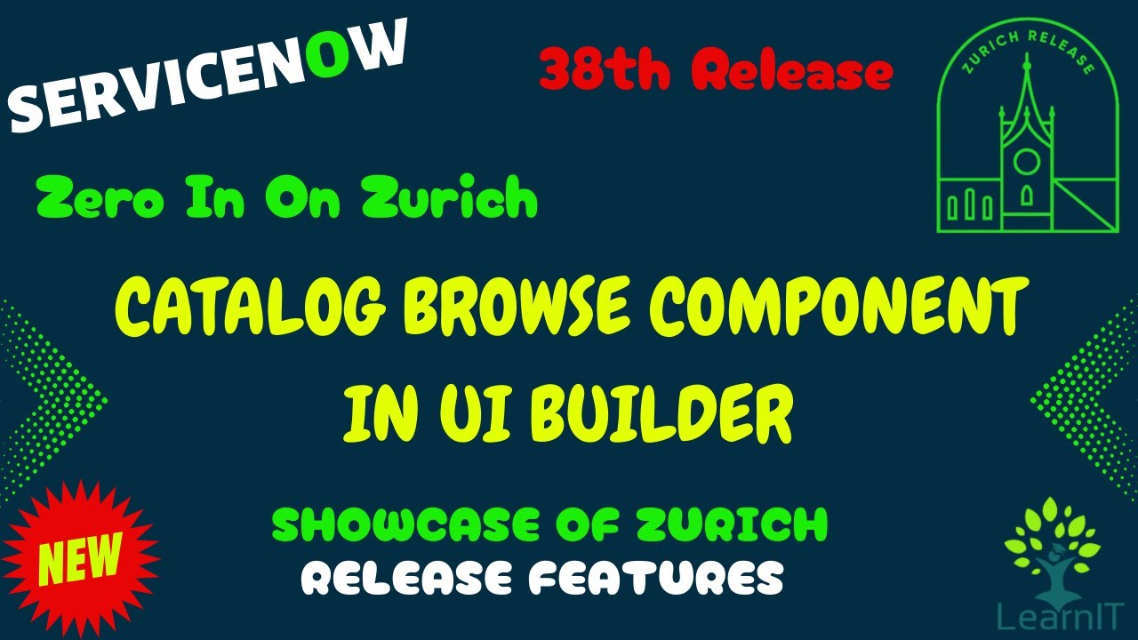 ServiceNow Zurich New Features | Catalog Browse Component in UI Builder Deep Dive | UI Builder